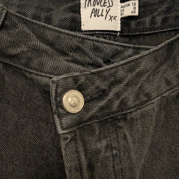 Princess Polly Xena denim shorts black - Picture 4 of 7